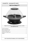 West Bend KETTLE KRAZY Instruction manual