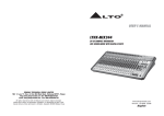 Alto LYNX-MIX244 USB User`s manual