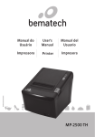 Bematech MP-2500 TH Specifications