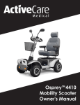 activecare medical Osprey 4410 Owner`s manual