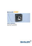 Basler A102f User`s manual