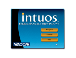 Wacom INTUOS2 - WINDOWS User`s manual