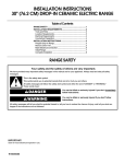 Installation Instructions - Canadian Appliance Source