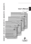 Behringer Powerplay Pro HA4600 User`s manual