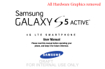 Samsung Galaxy S5 Active User manual