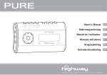 PURE HIGHWAY Owner`s manual