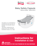 Britax Baby-Safe Owner`s manual