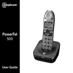 Amplicom PowerTel 500 User guide