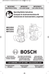 Bosch MRP23EVS Specifications