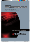 ZENEC ZE-MR902-DVD Instruction manual