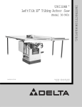 Delta 36-960 Instruction manual