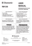 Dometi RM1350 User manual