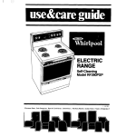 Whirlpool RF390PXP Use & care guide