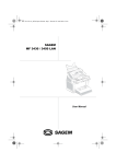 Sagem MF 3430 User manual