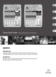 Behringer Xenyx Q1204 Specifications