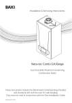 Baxi Neta-tec Combi GA Range Installation guide