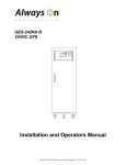 Always "On" UPS GES-242NX-R Specifications