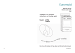 Euromaid UEF54 Instruction manual