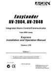 AV-GAD AV-705 Specifications