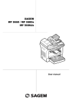 Sagem MF 5660 User manual