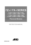 A&D FZ-3000i Instruction manual