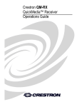 Crestron QuickMedia QM-AMP3X80SR Specifications