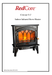 Concept S-2 Indoor Infrared Stove Heater