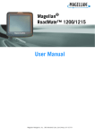 Magellan ROADMATE 1215 User manual