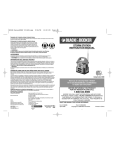 Black & Decker SS50B Instruction manual