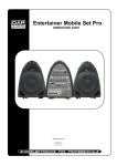 DAPAudio D3207 Entertainer mobile set pro Product guide