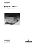 Emerson NGA2000 TO2 Instruction manual