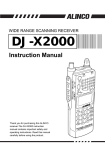 Alinco DJ-F1ED Instruction manual