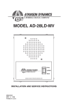 Atkinson Dynamics AD-27 Specifications