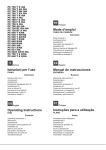 Ariston PC 640 GB Instructions for  and use Operating instructions