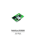 Rabbit RCM3000 User`s manual