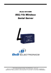 B&B Electronics Wireless 802.11b Serial Server ES1AWB System information