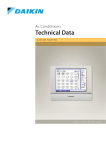 Daikin BRC1E52A Technical data