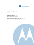 Motorola QIP7000 (P2) Series Installation manual