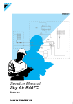 Daikin FHYP35BV1 Service manual