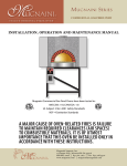 mugnaini series gas fired oven manual