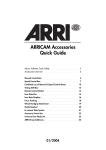 ARRI WRC-1 User`s guide