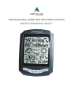 Aercus WS2073 Instruction manual