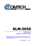 Mocomtech SLM-5650 Specifications