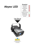 Chauvet Abyss Led User manual