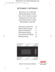 AEG MCD2661E Operating instructions