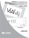 Elan VIA! dj 4 User`s guide