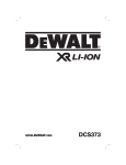 DeWalt DCS373-XE Technical data