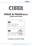 Cloud MA60 User guide