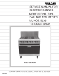 Vulcan-Hart E60L Service manual