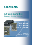 Siemens TC35 Terminal Specifications